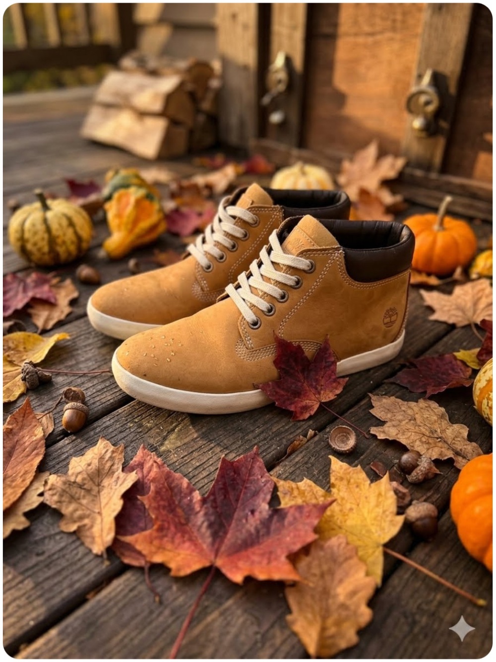 Timberland
Dausette Chukka Boots Wheat Nubuck
Sneaker Boot Tan Leather Size 8